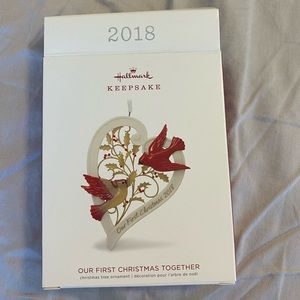 “Our first Christmas” 2018 keepsake ornament!